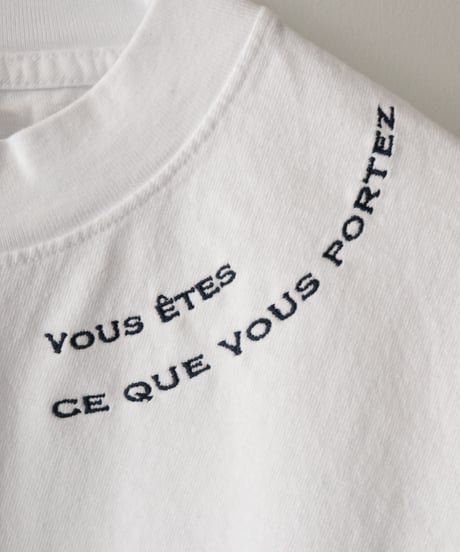 EMBROIDERY T-SHIRT     [LENO]
