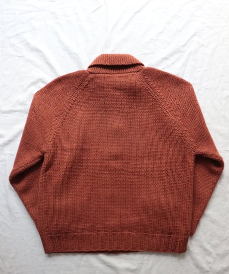 HAND KNITTED ZIP CARDIGAN     [LENO]