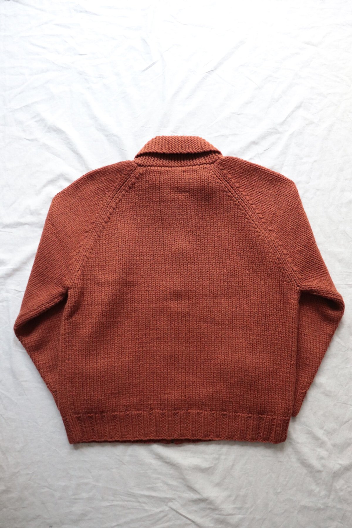 HAND KNITTED ZIP CARDIGAN [LENO] | NowN