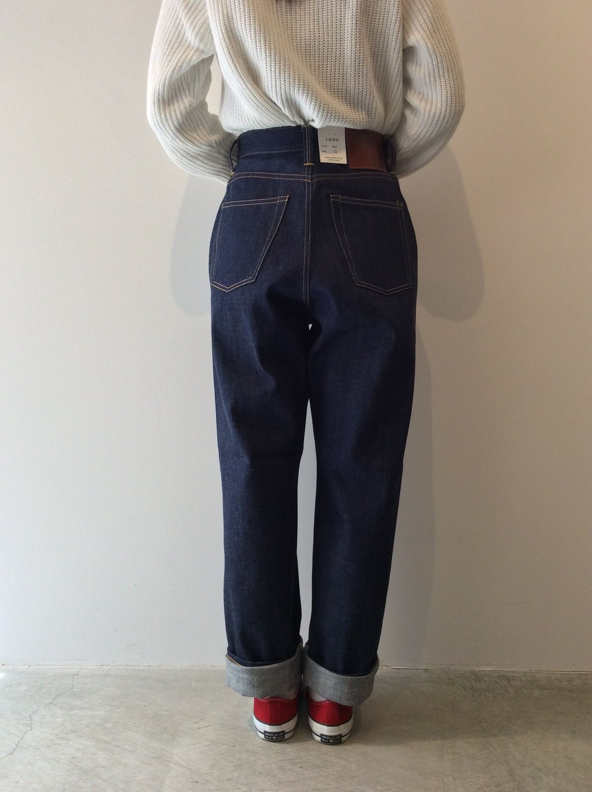 リノ LENO KAY HIGH WAIST JEANS LENO (リノ) KAY HIGH WAIST JEANS【ONE WASH】 / ケイハイ