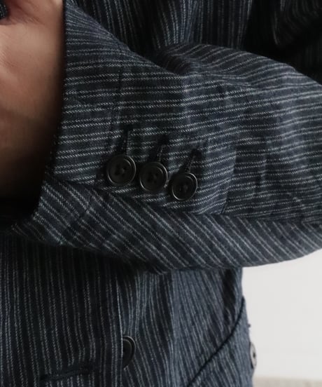 Indigo Dobby Jacket     [ORGUEIL]