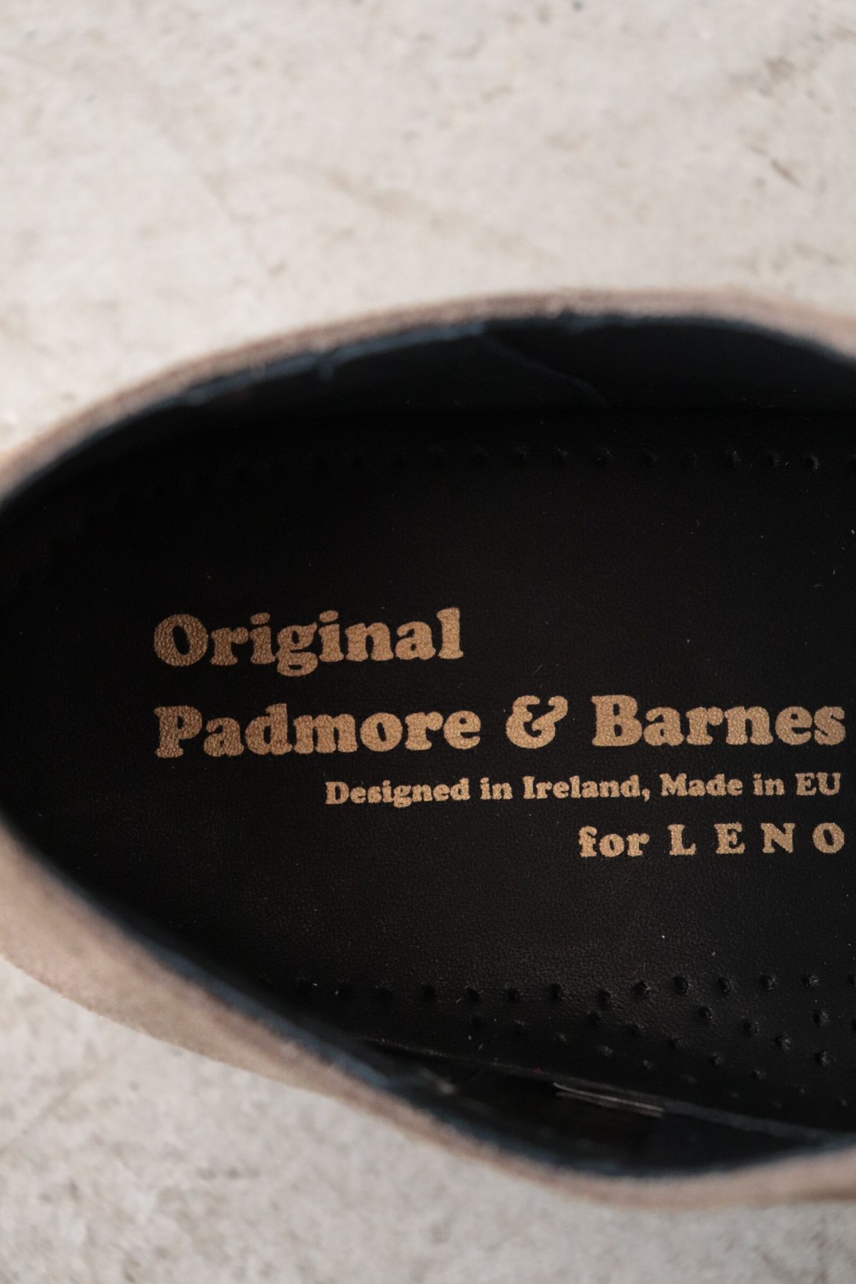 新品 Padmore & Barnes for leno ワラビーシューズ - 靴