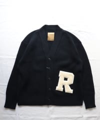 Super Comeback Lamb's Wool Letter Cardigan     [Robes&Confections]