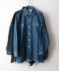 9oz ワークワイドシャツ     [ARTE POVERA]