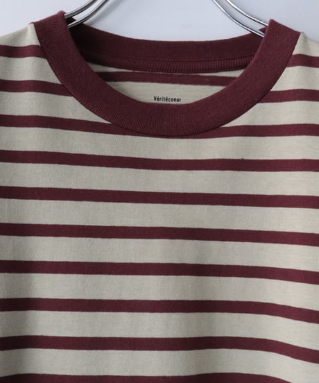 taco cotton ボーダーL/S     [Véritécoeur]