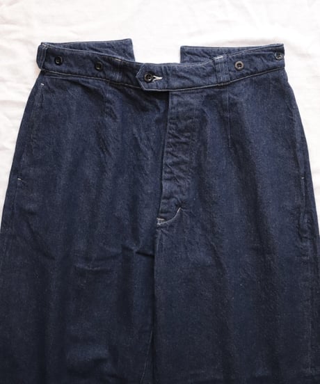 BUCKLE BACK TROUSERS     [LENO]