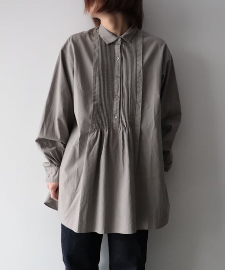 PIN TUCK BLOUSE     [LENO]