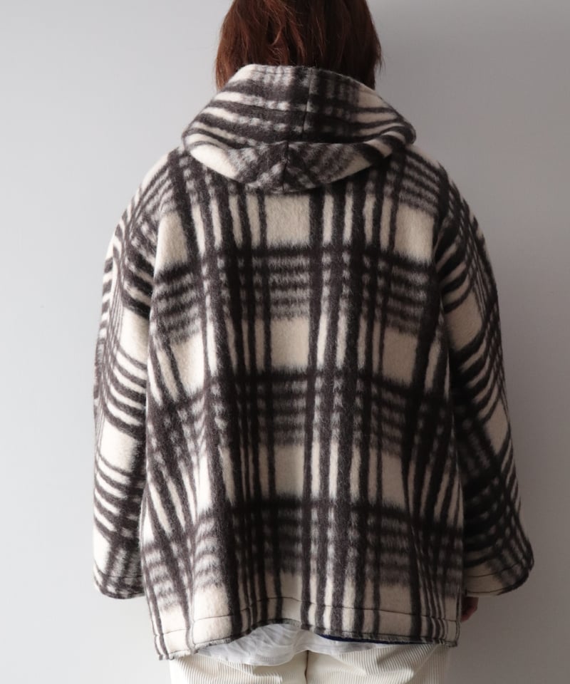 イタリア製モヘアフリース ドルマンフードコート [ARTE POVERA] | NowN