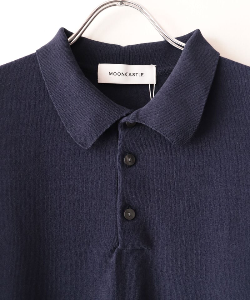 MOONCASTLE ICE COTTON POLONECK ポロシャツ ICE COTTON POLO NECK [MOONCASTLE] | NowN