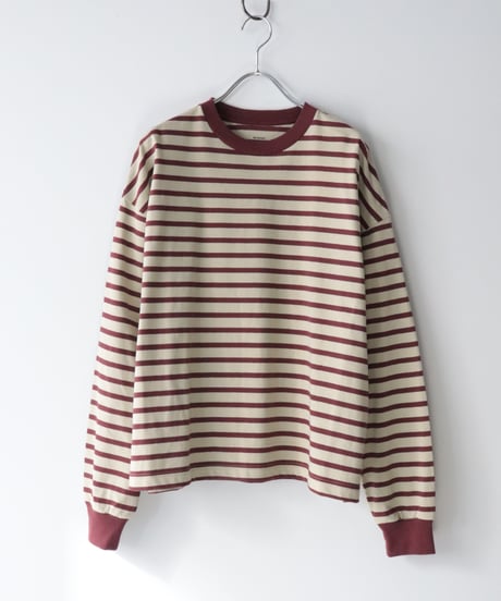 taco cotton ボーダーL/S     [Véritécoeur]