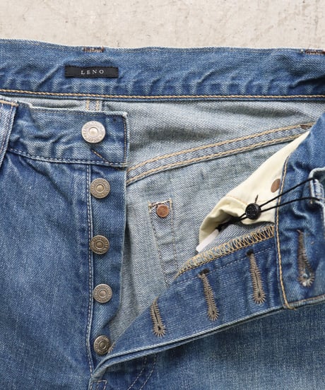 LOOSE TAPERED JEANS 《FADE INDIGO》      [LENO]