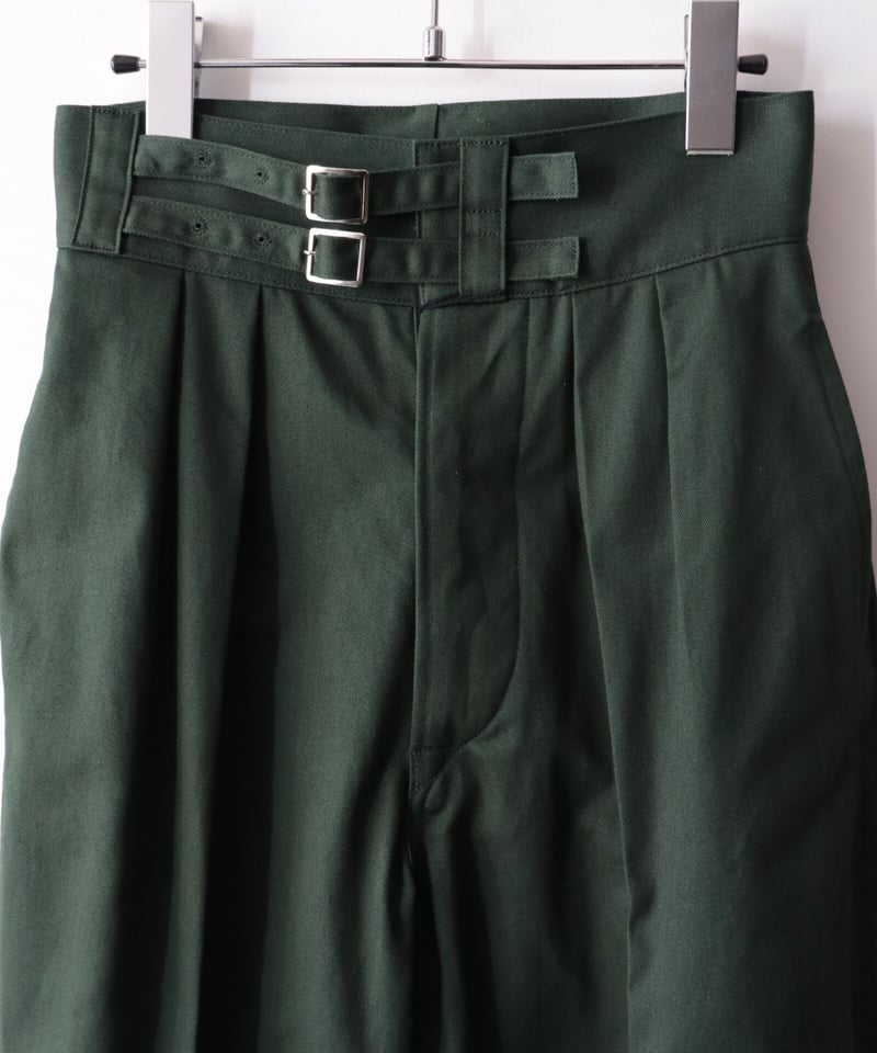 パンツ LENO  DOUBLE BELTED GURKHA TROUSERS LENO (リノ) DOUBLE BELTED GURKHA TROUSERS / ダブルベルテッド
