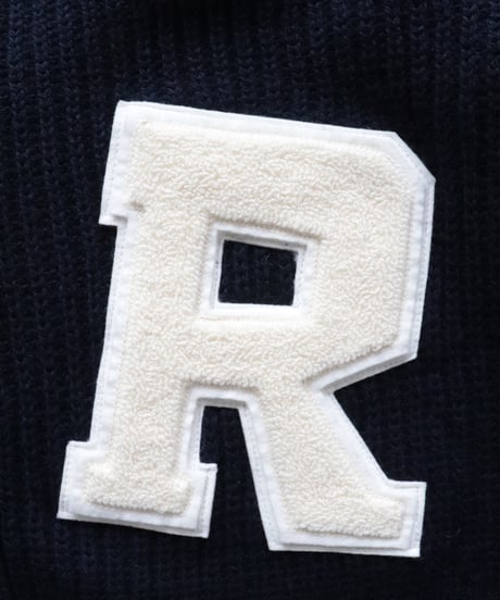 Super Comeback Lamb's Wool Letter Cardigan     [Robes&Confections]