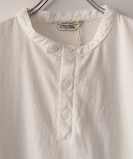 Loop Wheel Henry Neck T-shirt     [ORGUEIL]