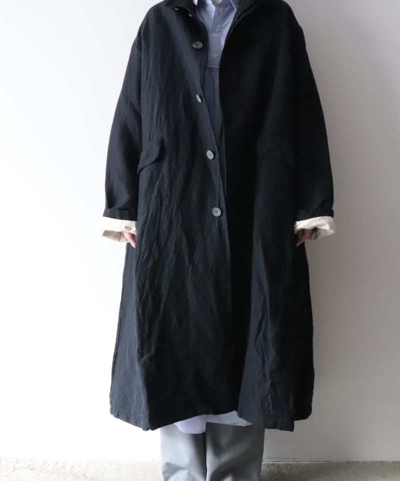 unused ウールリネンコート ウールリネンコート [Véritécoeur] | NowN