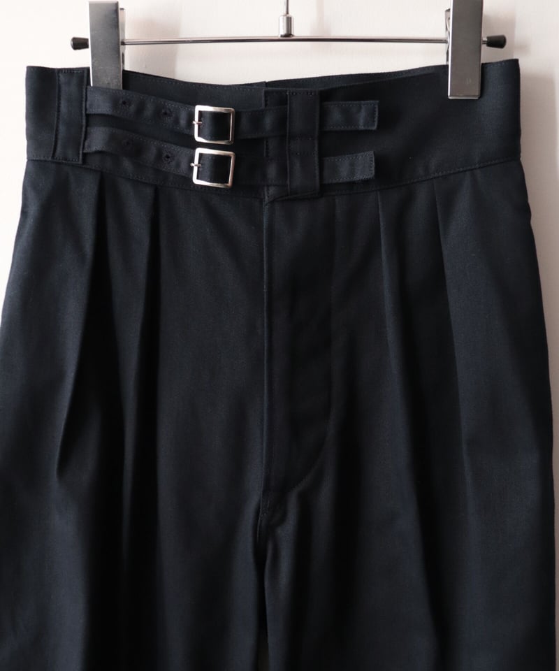DOUBLE BELTED GURKHA TROUSERS [LENO] | NowN