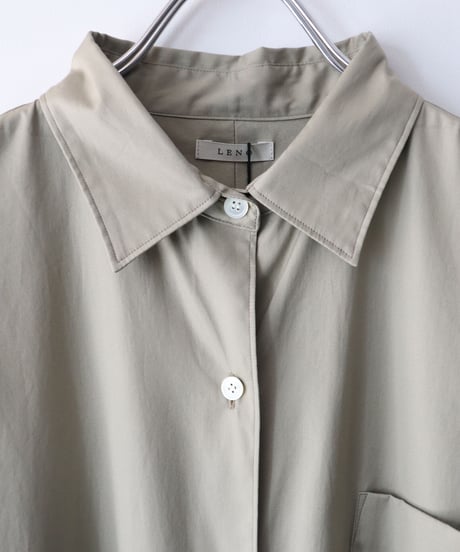 FRENCH SLEEVE OPEN-FRONT DRESS      [LENO]