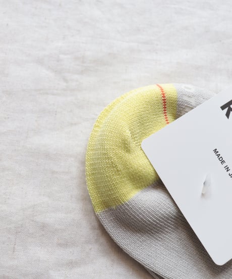 HYBRID ANKLE SOCKS "ORGANIC COTTON&RECYCLE POLYESTER"     [ROTOTO]