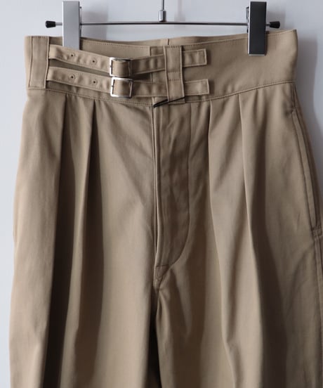 DOUBLE BELTED GURKHA TROUSERS     [LENO]