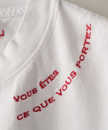 EMBROIDERY T-SHIRT     [LENO]