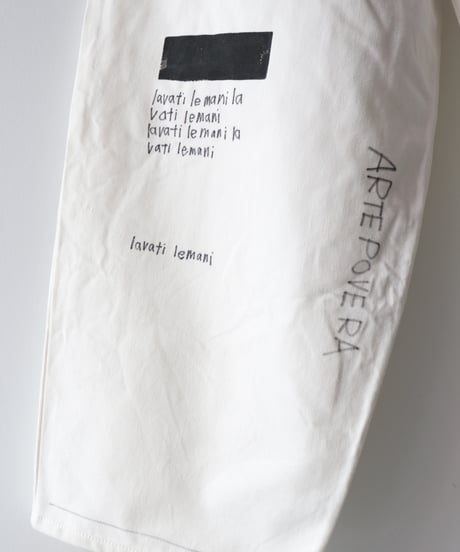 NATUME hand painting 2タックパンツ     [ARTEPOVERA]
