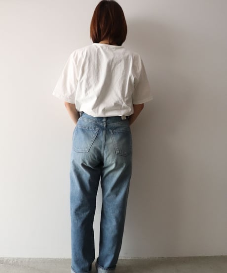 KAY - High Waist  Jeans    "FADE INDIGO" -     [LENO]