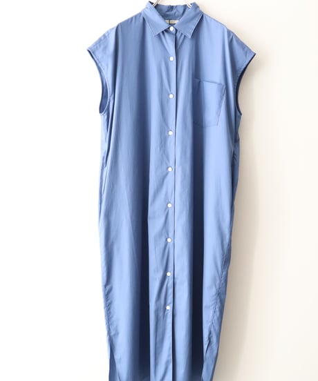 FRENCH SLEEVE OPEN-FRONT DRESS      [LENO]