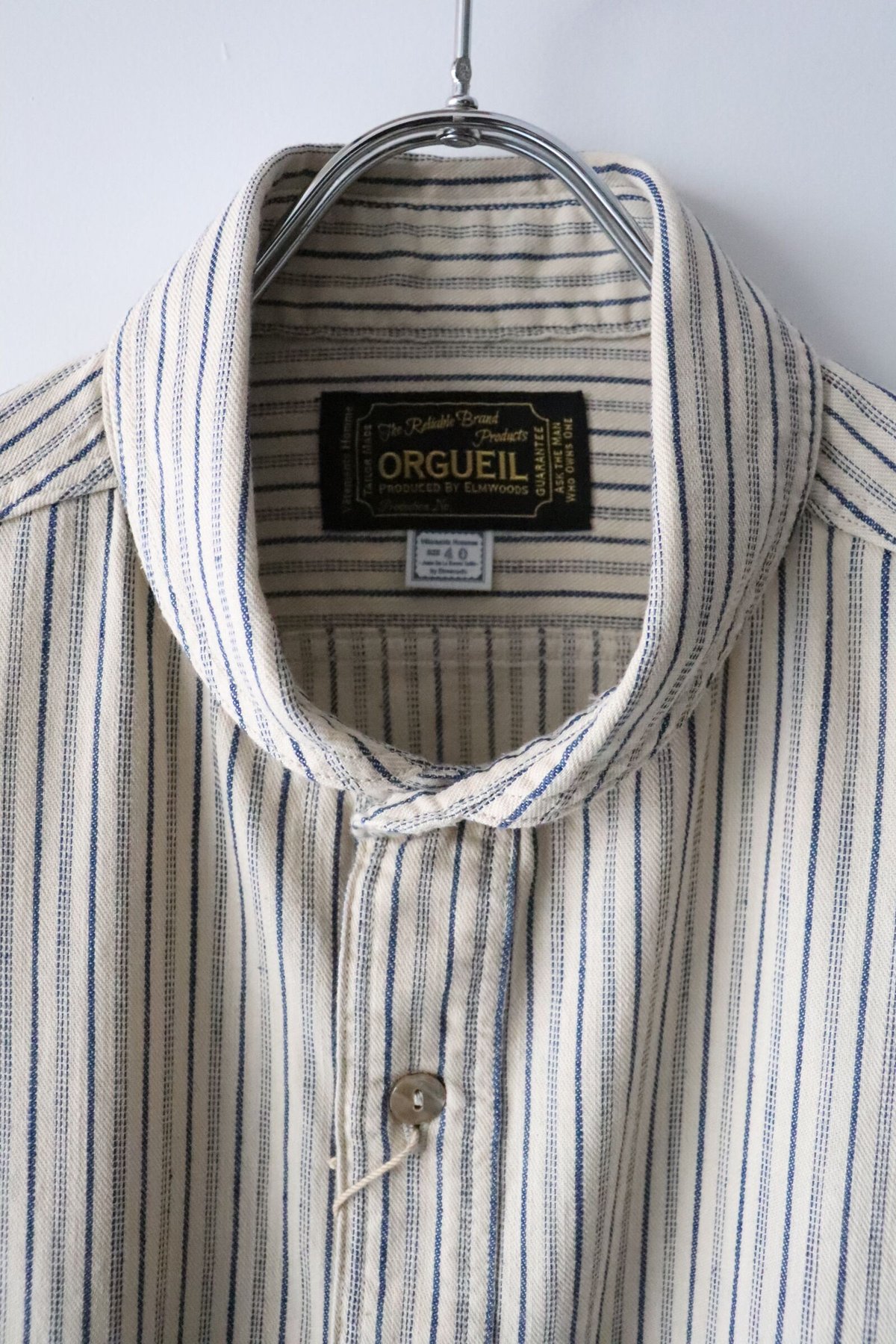 Shawl Collar Shirt [ORGUEIL] | NowN