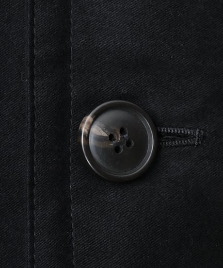Cotton Moleskin Mid Length Trench     [Robes&Confections]
