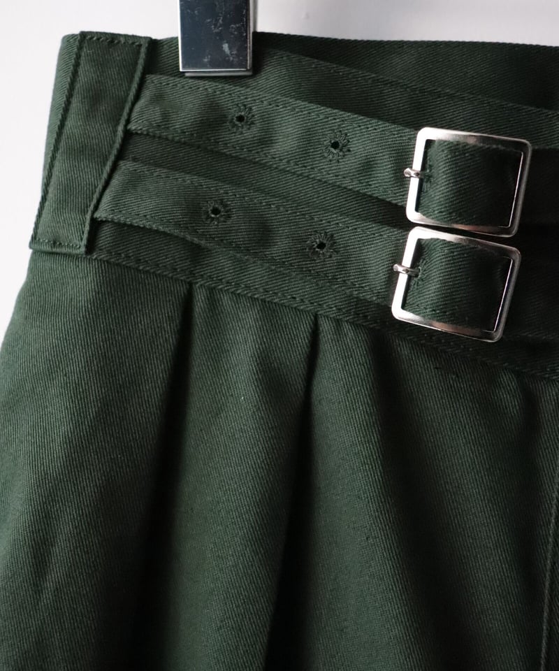 パンツ LENO DOUBLE BELTED GURKHA TROUSERS LENO (リノ) DOUBLE BELTED GURKHA TROUSERS / ダブルベルテッド