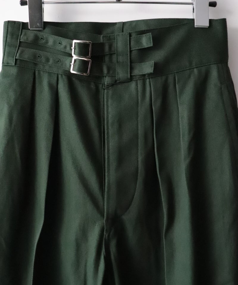 パンツ LENO DOUBLE BELTED GURKHA TROUSERS LENO (リノ) DOUBLE BELTED GURKHA TROUSERS / ダブルベルテッド