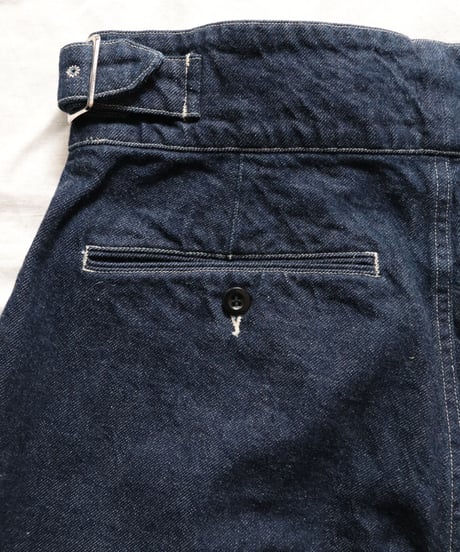 SIDE BELTED GURKHA TROUSERS     [LENO]