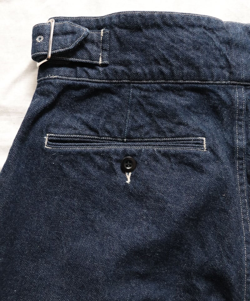 LENO&CO グルカトラウザーズ　ダークネイビー LENO] SIDE BELTED GURKHA TROUSERS MENS リノ グルカトラウザー