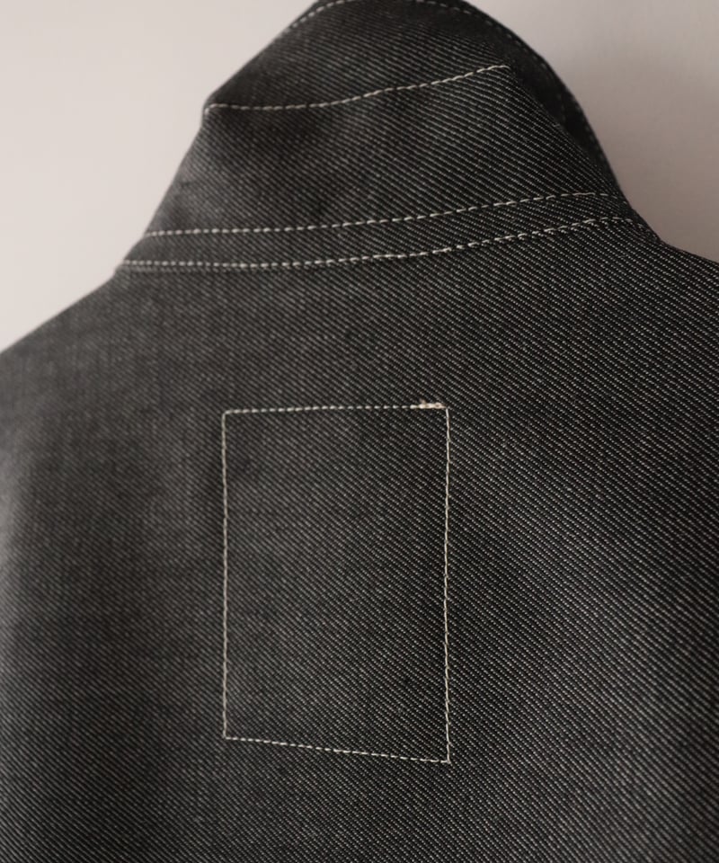 Washable Wool Denim Blouson [Robes&Confecti Washable Wool Denim Blouson [Robes&Confecti