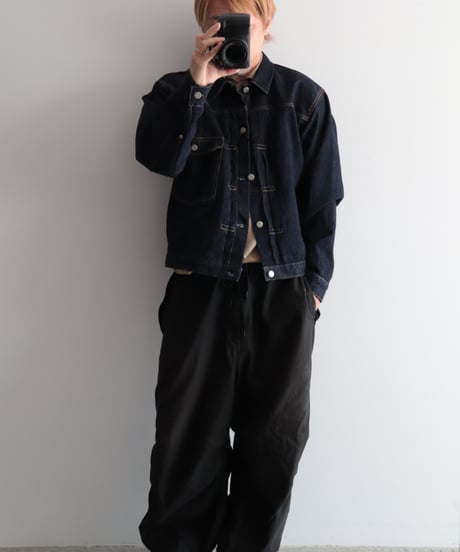 "BRENDA" Big Trucker Jacket    [LENO  -UNISEX-]