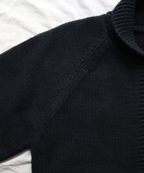 HAND KNITTED ZIP CARDIGAN     [LENO]