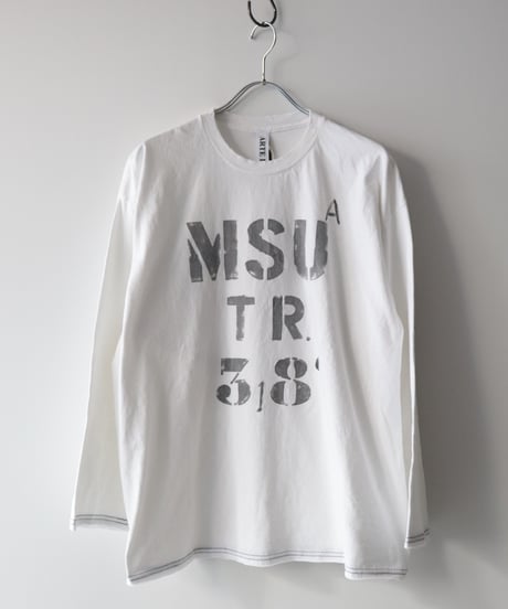 ギルダン RE-MSU 10yearsダメージ加工 ８分袖クルーT     [ARTEPOVERA]