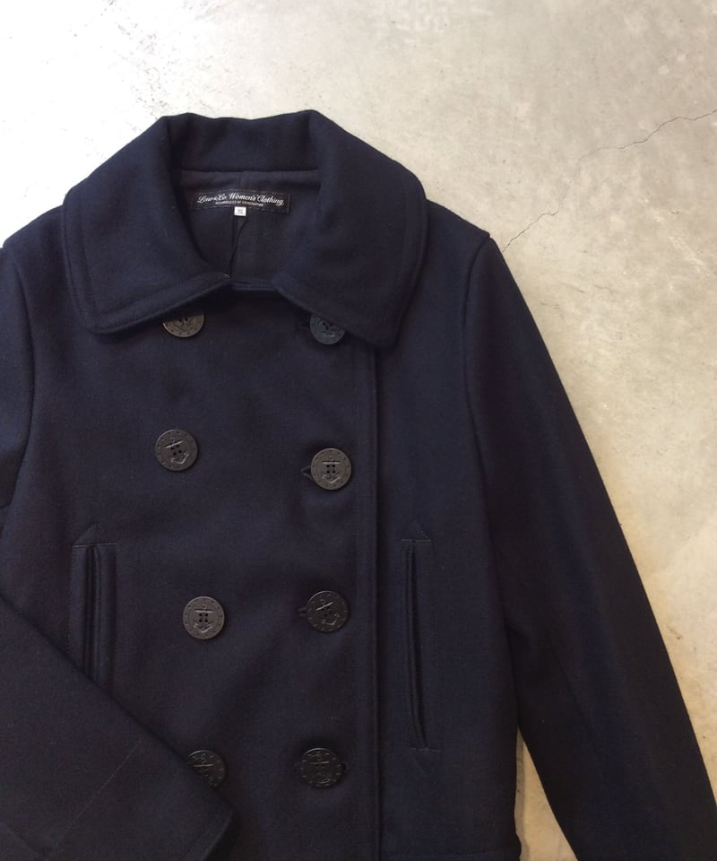 10 Button Long Pea Coat [LENO] | NowN