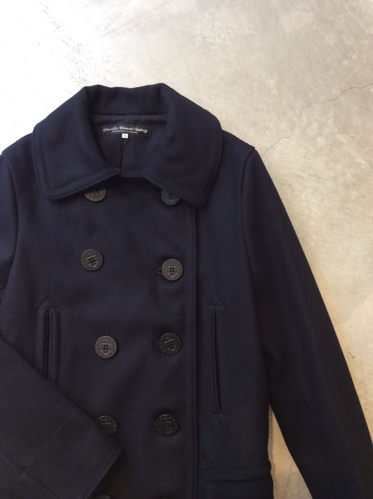 ジャケット・アウター nori10 BUTTON P-COAT 10 Button Long Pea Coat [LENO] | NowN