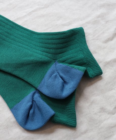 HYBRID ANKLE SOCKS "ORGANIC COTTON&RECYCLE POLYESTER"     [ROTOTO]