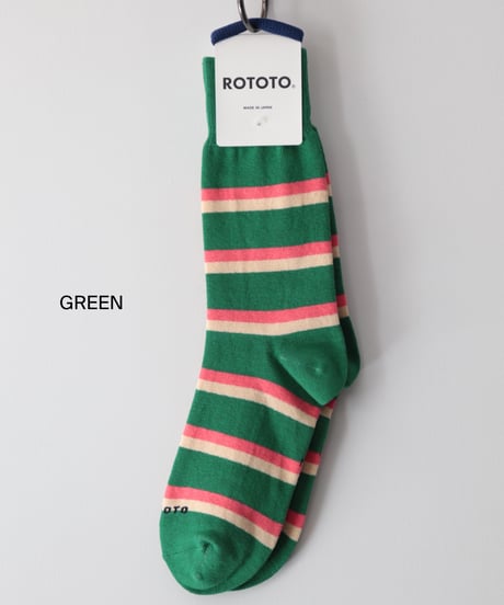 RUGBY STRIPE SOCKS     [ROTOTO]