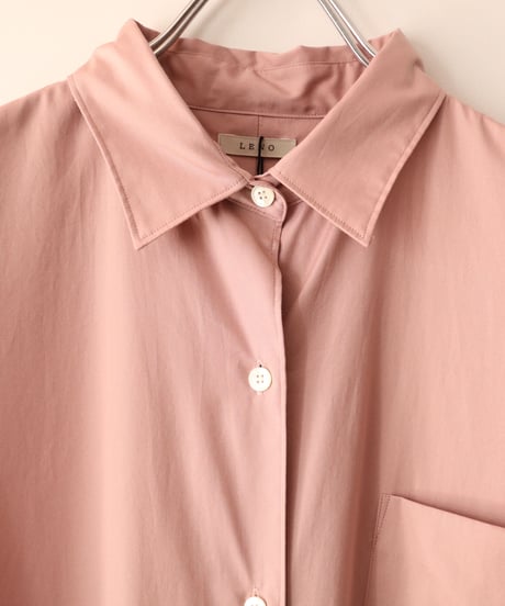 FRENCH SLEEVE OPEN-FRONT DRESS      [LENO]