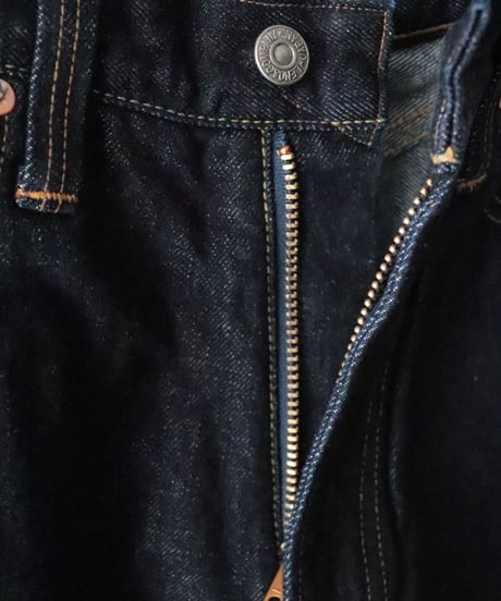 LUCY   HIGH WAIST TAPERED JEANS   - ONE WASH -     [LENO]
