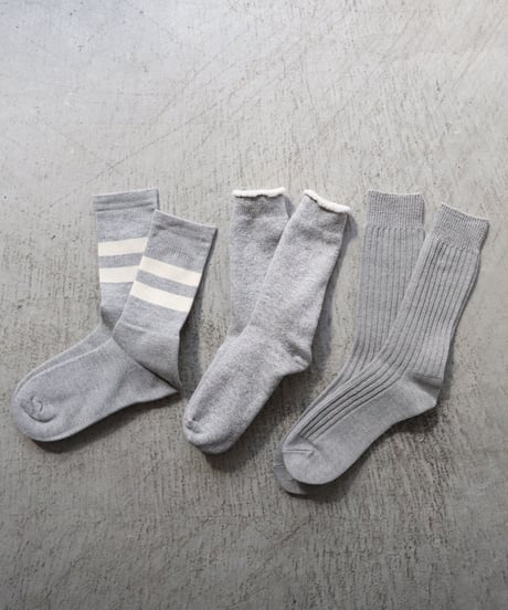 ORGANIC COTTON   SPECIAL TRIO SOCKS      [ROTOTO]