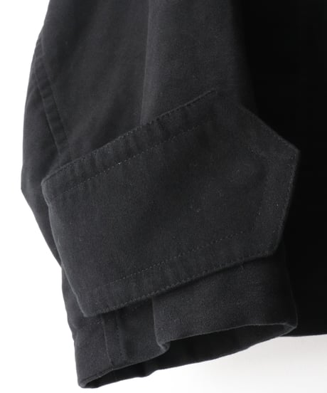 Cotton Moleskin Mid Length Trench     [Robes&Confections]
