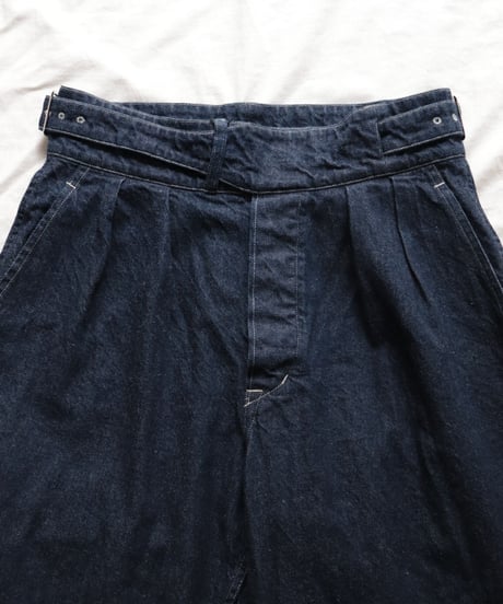 SIDE BELTED GURKHA TROUSERS     [LENO]