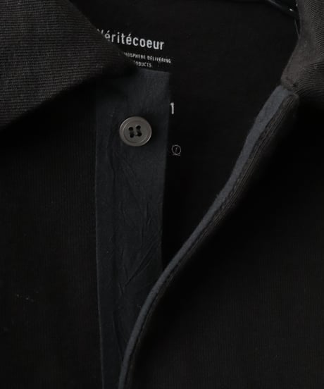 ユニセックスプレーティング天竺 POLO/C S/S     [Véritécoeur]