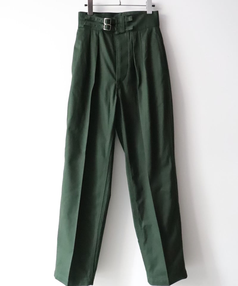 パンツ LENO DOUBLE BELTED GURKHA TROUSERS LENO OFFICIAL WEBSITE / DOUBLE BELTED GURKHA TROUSERS【WOMENS】