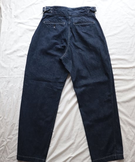 SIDE BELTED GURKHA TROUSERS     [LENO]
