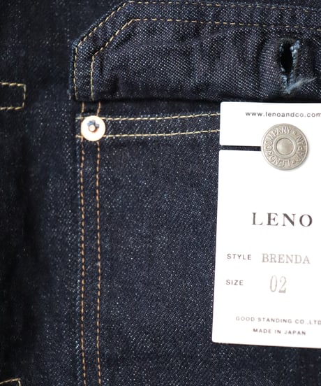 "BRENDA" Big Trucker Jacket    [LENO  -UNISEX-]